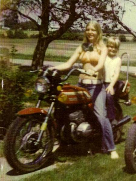 My Sisters on a Kawasaki S2